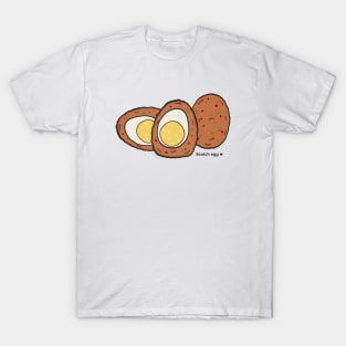 Scotch Egg Food Art Drawing T-Shirt